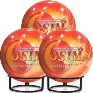 3 PACK Portable Automatic Fire Ball Extinguisher with Bracket